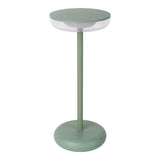 «Pasi» de tablette sans fil pour l'extérieur et à l'intérieur, en métal et en plastique dans la menthe, dimmable, avec une fonction tactile et mémoire, environ. 26 cm de haut