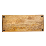 Plateau de service plateau en bois du plateau en bois 50x20cm de la carte de service tablette mangue en bois solide