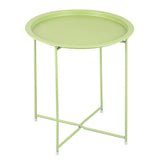 Tableuse Ø 47 H 51 2. Choisissez la table de balcon de table de jardin Terasses Table Round Alberta Metal Small Ver