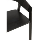 J-Line Chaise Naga Frêne/Corde Noir