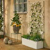 Support pour plantes extérieur Sapri Blanc cassé