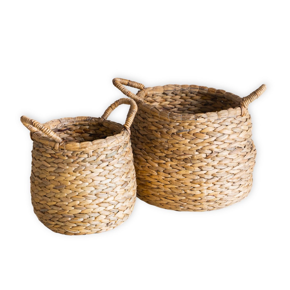 Détail du tissage du panier Citra - artisanat de qualité