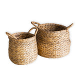Détail du tissage du panier Citra - artisanat de qualité