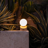 Lampe rechargeable Morris marron clair