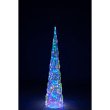 Détail des lumières LED sur l'arbre de décoration J-Line.