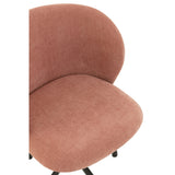 Détail du pied en bois de la chaise J-Line rose clair