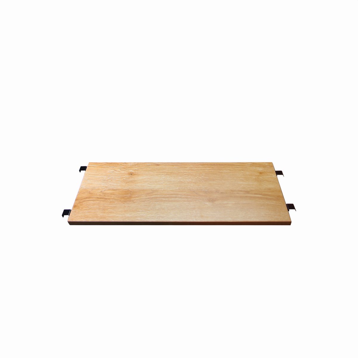 Étagère Moebilia en bois et métal avec finition moderne, vue de face.