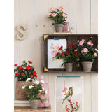 Plante artificielle Rosier Blanc