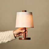 Lampe rechargeable en bois marron marron Rover