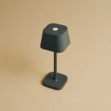 Lampe à poser rechargeable Ava en métal gris
