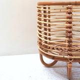 Support pour plantes en rotin, support pour pot de fleurs, MALANG beige