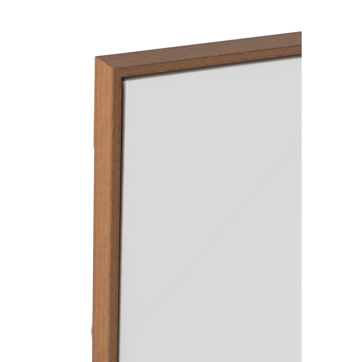 Détail de la texture bois et résine de la décoration murale J-Line