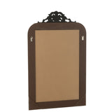 Miroir J-Line Ema en bois noir, vue de face