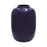 Vase Artic Purple en verre violet, vue de face