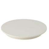 Plateau tournant J-Line en plastique blanc, vue de face