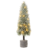 Sapin de Noël J-Line Vert Neige - vue générale