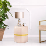 Table d'appoint de table décotique autour de Ø 34 h 36 cm lampe de table Softs Beverley Table métal et émail