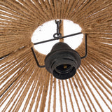 Le Lustre en Perles de Bois - Naturel - L