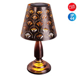 Tables solaires LED "Elsa" - lampe de table en métal à l'extérieur dans AltMessing, avec des LED intégrés