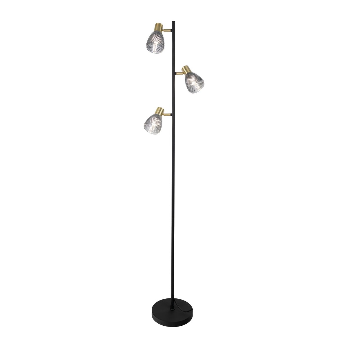 3 lampe à coller Spot "Lindita" H: 150 cm Excl. Lumineux