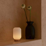 Lampe rechargeable Lilly marron clair