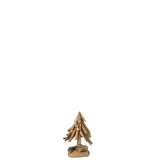 Détail du sapin de Noël J-Line en bois naturel sur pied