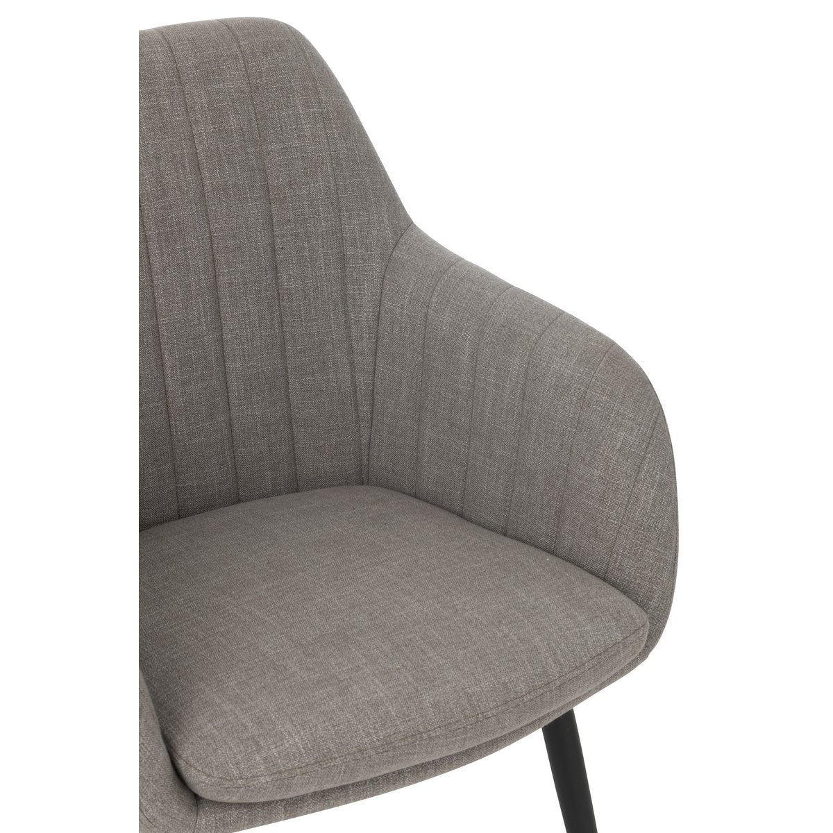 Chaise Miles J-Line avec des accessoires de décoration