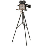 Horloge J-Line sur Tripod, intégrée dans un salon moderne