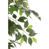 Ficus J-Line en pot, plante artificielle verte de 180 cm