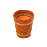 Panier à bougies parfumées J-Line - Vanilla Escape - orange - grand - 75 h