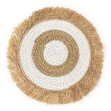 Set de Table en Raphia Seagrass - Blanc Naturel