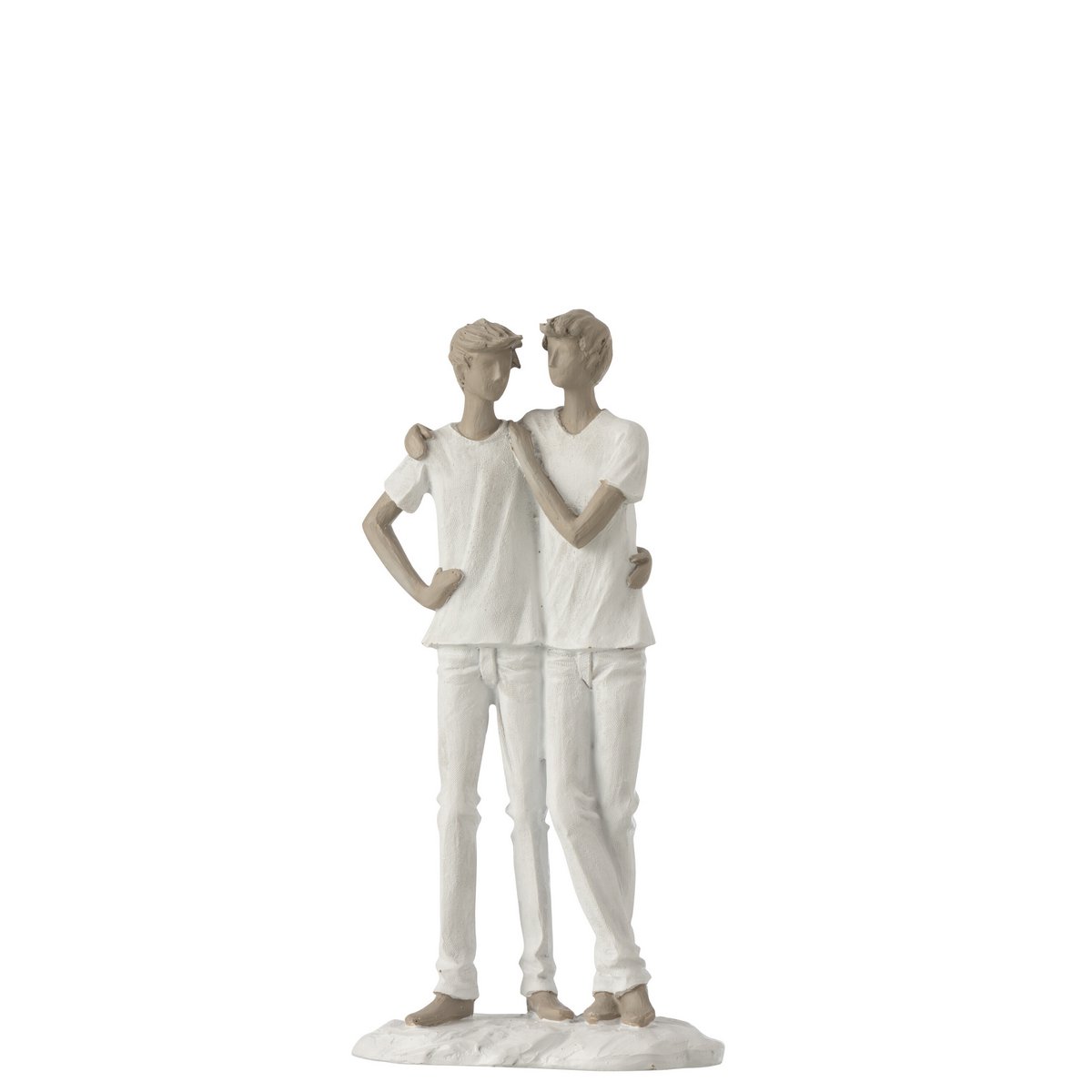 Figurine moderne J-Line en polyresine, vue latérale montrant les détails