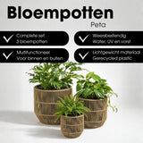 Pot de fleurs extérieur Peta Green