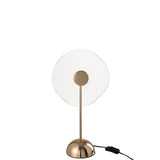 Lampe à poser J-Line LED Fleur - métal/plastique - or - petite
