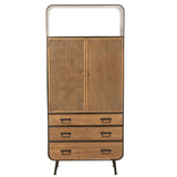 Vue de face de l'armoire J-Line montrant le design industriel