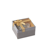 Mug Pied-Poule J-Line en porcelaine, motif pied-de-poule noir et blanc