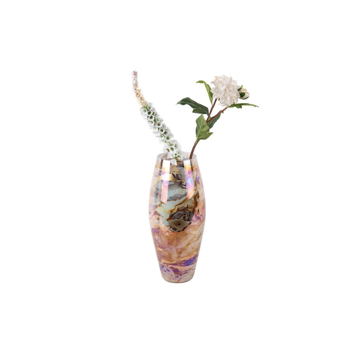Vase Mélange Cône, détail de la finition brillante