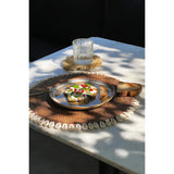 Set de Table Coquille Coloniale - Marron Naturel