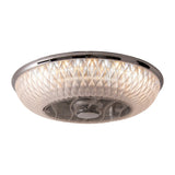 Plafond LED "Viento" avec ventilateur, en métal et en plastique, avec des LED intégrées, éclairage pour le salon ou le bureau