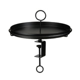 Plateau Aston Noir avec pince, design moderne et élégant