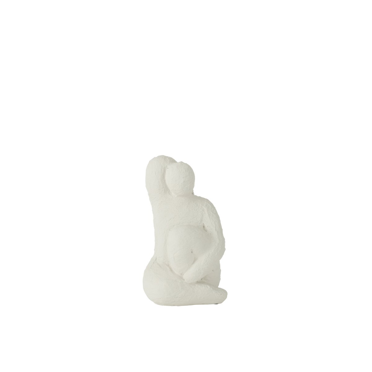 Sculpture Venus en ciment blanc - vue avant avec détails modernes