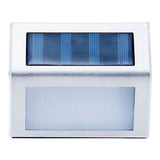 4 régler la lumière extérieure solaire LED, pour l'extérieur, la lampe murale et le plastique en acier, avec une LED intégrée
