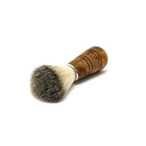 Blaireau de rasage Sir George LUXURY poils gris embouts poils synthétiques (vegan)