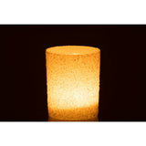 Détail du motif en verre du photophore J-Line Snowred