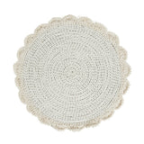 Le napperon de mariage en macramé - Naturel