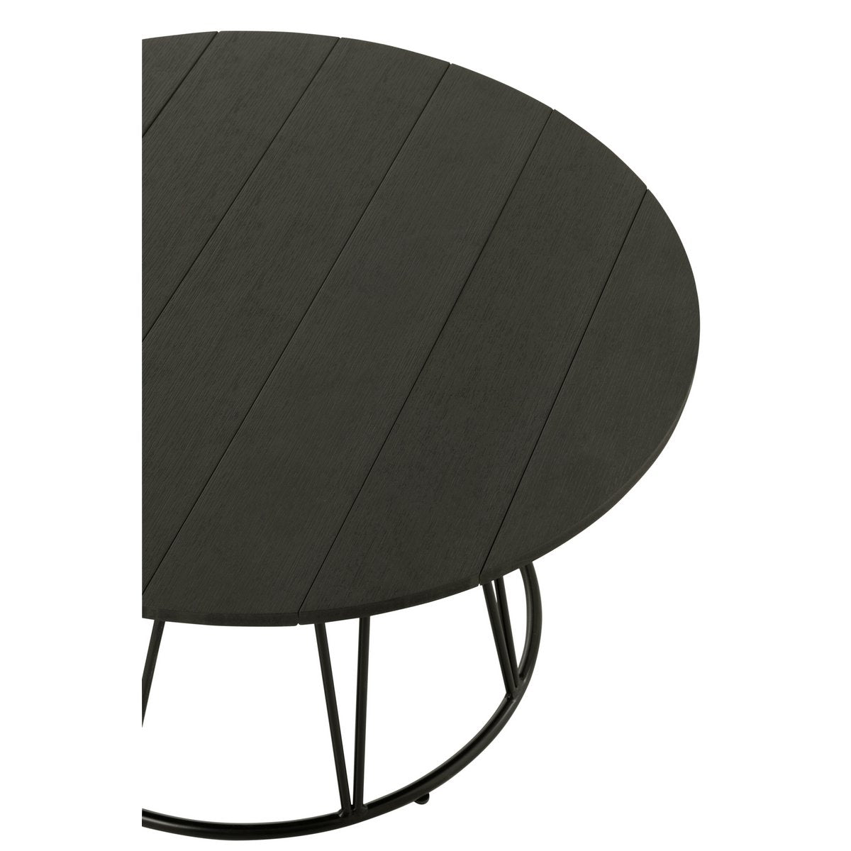 Table d'appoint J-Line Zoa dans un salon moderne, ajout de style.