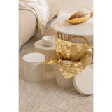 Détails du velours de la boîte J-Line Round Flat - texture luxueuse