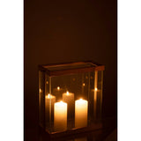Lanterne Enma sur une table, ambiance cosy