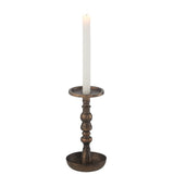Bougeoir J-Line Jere - métal - marron
