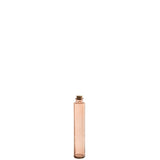 Bouteille décorative J-Line en verre rose clair, vue de face